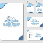 وکتور طراحی لوگو فروشگاه کودک