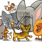 وکتور تصویر کارتونی حیوانات وحشی سافاری آفریقا وکتور تصویر کارتونی حیوانات وحشی سافاری آفریقا