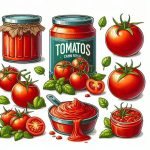 وکتور پوره گوجه فرنگی کنسرو شده