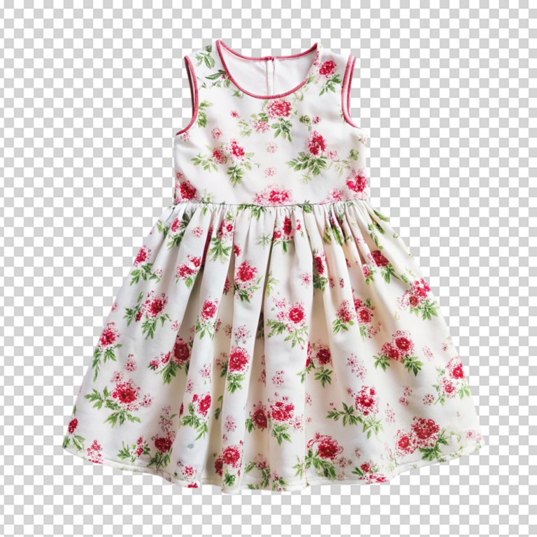 فایل لایه باز پیراهن تابستانی بچه گانه