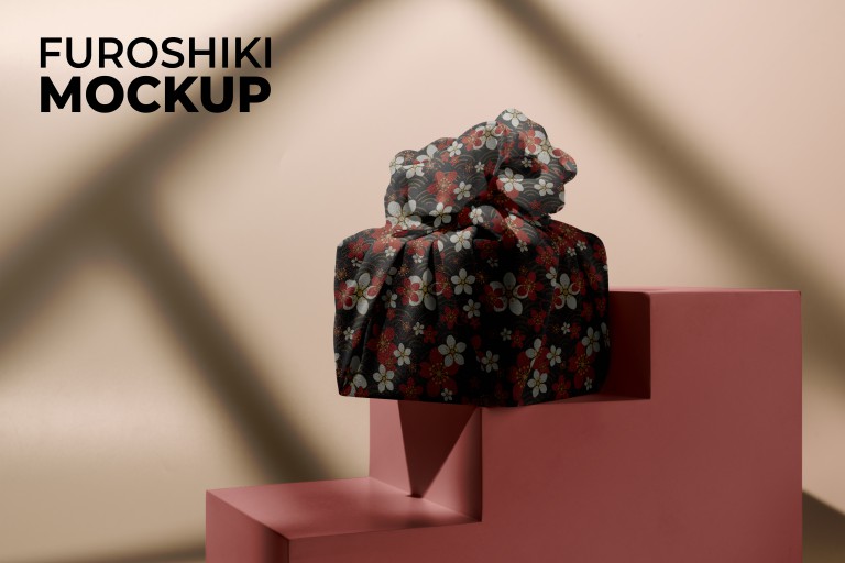 فایل لایه باز طراحی موکاپ بسته بندی ژاپنی