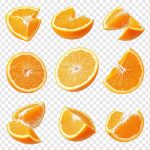 فایل لایه باز تصویر برش های پرتقال فایل لایه باز تصویر برش های پرتقال