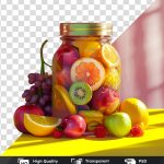 فایل لایه باز شیشه پر شده با میوه خرد شده فایل لایه باز شیشه پر شده با میوه خرد شده