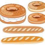 وکتور مجموعه کارتون نان های مختلف وکتور مجموعه کارتون نان های مختلف