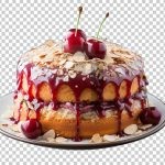 فایل لایه باز کیک با مربای گیلاس