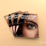فایل لایه باز طرح موکاپ جلد مجله مستطیلی فایل لایه باز طرح موکاپ جلد مجله مستطیلی