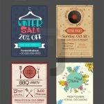 وکتور تصویر مجموعه ای از مارک های مختلف