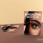 فایل لایه باز موکاپ جلد مجله مستطیلی فایل لایه باز موکاپ جلد مجله مستطیلی