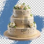 فایل لایه باز تصویر کیک عروسی