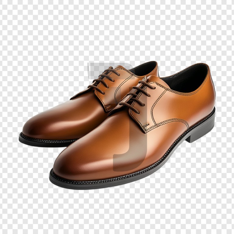 فایل لایه باز کفش چرم قهوه ای مردانه