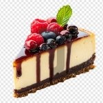 فایل لایه باز برش چیزکیک توت خوشمزه