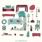 وکتور ست مبلمان و دکوراسیون داخلی منزل