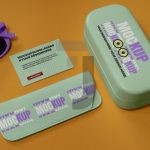 فایل لایه باز موکاپ کیف عینک آفتابی