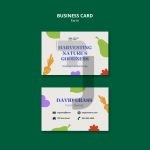 فایل لایه باز طراحی کارت ویزیت کشاورزی