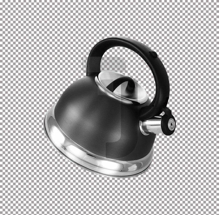 فایل لایه باز کتری استیل سیاه