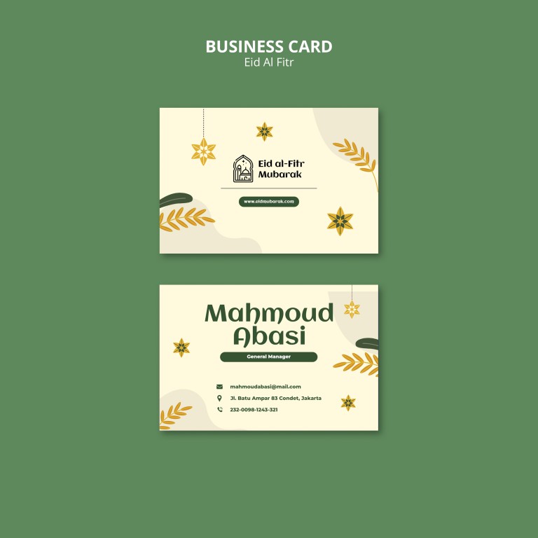 فایل لایه باز کارت ویزیت