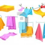 وکتور انواع حوله حمام و آشپزخانه