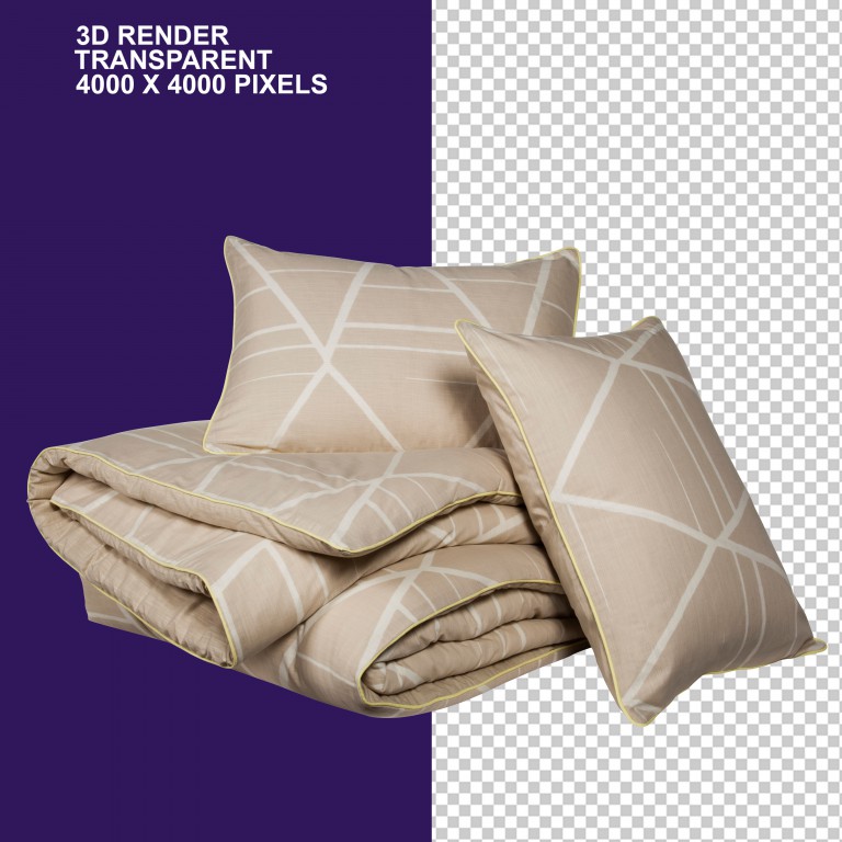 فایل لایه باز تصویر سرویس خواب با پس زمینه شفاف