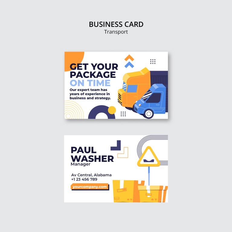 فایل لایه باز کارت ویزیت باربری