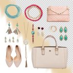 فایل لایه باز مجموعه لوازم جانبی لوکس زنانه