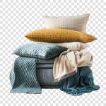 فایل لایه باز کوسن و پتو تا شده