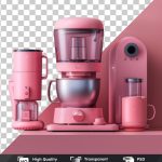 فایل لایه باز تصویر لوازم برقی صورتی