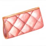 وکتور آبرنگی کیف دستی زنانه