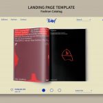 فایل لایه باز طراحی موکاپ صفحات مجله باز شده