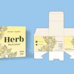 وکتور الگوی جعبه مکعبی طرح دار