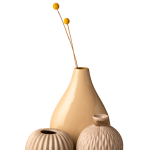 فایل لایه باز گلدان های مدرن رنگ کرم