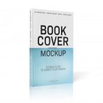 فایل لایه باز موکاپ جلد کتاب با پس زمینه روشن