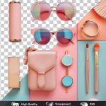 فایل لایه باز تصویر لوازم جانبی لوکس زنانه