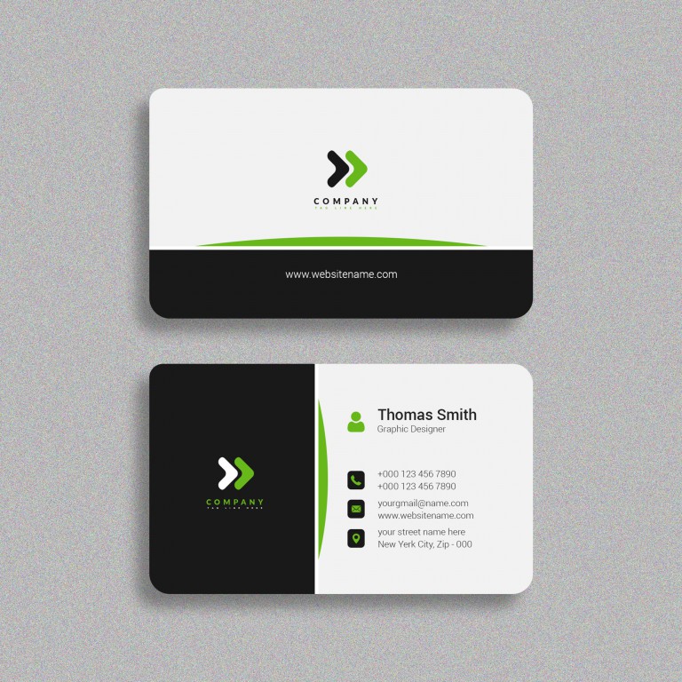 فایل لایه باز الگوی کارت ویزیت شخصی