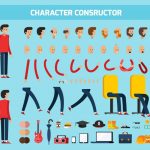 وکتور شخصیت مرد مناسب انیمیشن سازی