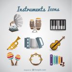 وکتور وسایل موسیقی