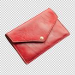 فایل لایه باز تصویر کیف چرمی در پس زمینه شفاف