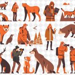 فایل لایه باز تصویرسازی محیط بان