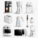 وکتور تصویر لوازم آشپزخانه رنگ سفید