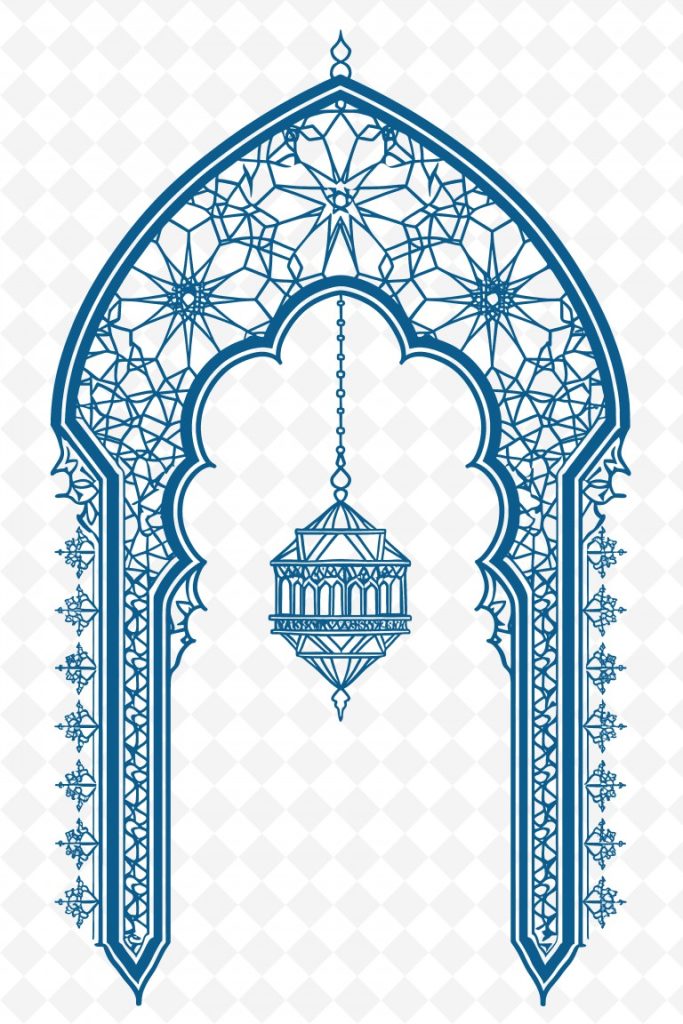 فایل لایه باز تصویر دکور هنری به سبک اسلامی