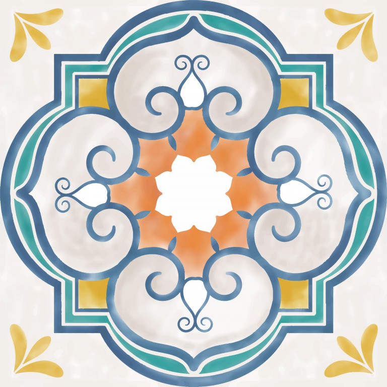 وکتور پترن نقش کاشی