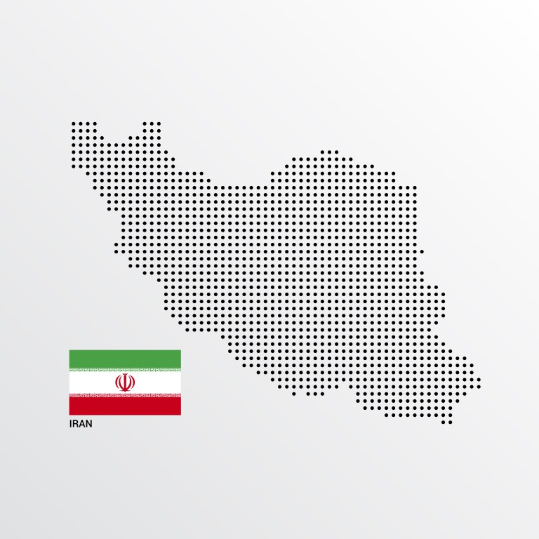 وکتور طراحی نقشه ایران