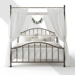 فایل لایه باز تخت خواب سایبان دار فایل لایه باز تخت خواب سایبان دار