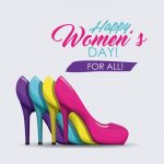 وکتور تصویر کفش پاشنه دار در چهار رنگ مختلف