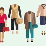 وکتور مانکن خانم با لباس های متنوع