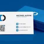 فایل لایه باز موکاپ کارت ویزیت تجاری لوکس