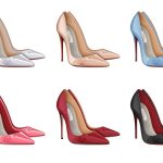 وکتور کفش پاشنه بلند مجلسی