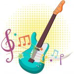 وکتور تصویر گیتار برقی