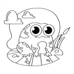 وکتور تصویر رنگ آمیزی قورباغه