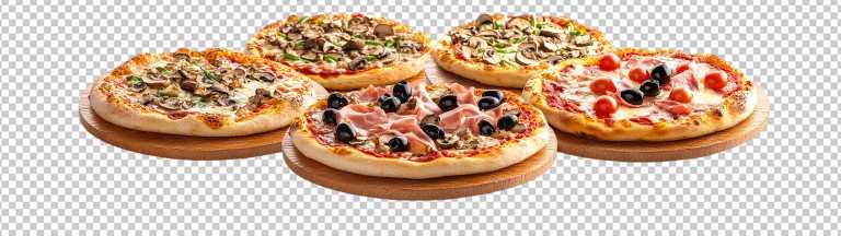 فایل لایه باز پیتزاهای مختلف