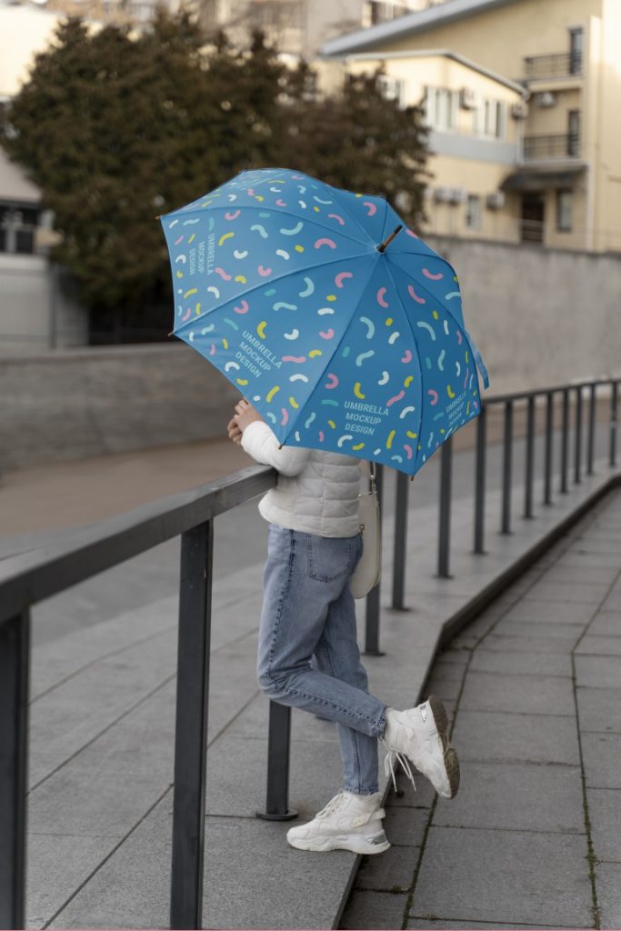 فایل لایه باز موکاپ طرح چتر